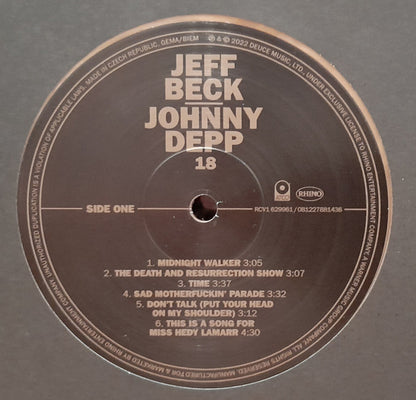 Jeff Beck - Johnny Depp : 18 (LP, Album, Ltd, Gol)