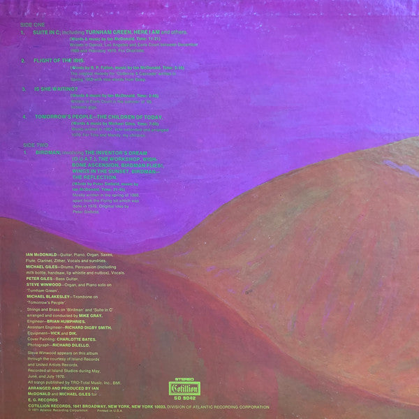 McDonald And Giles* : McDonald And Giles (LP, Album, Promo, CTH)