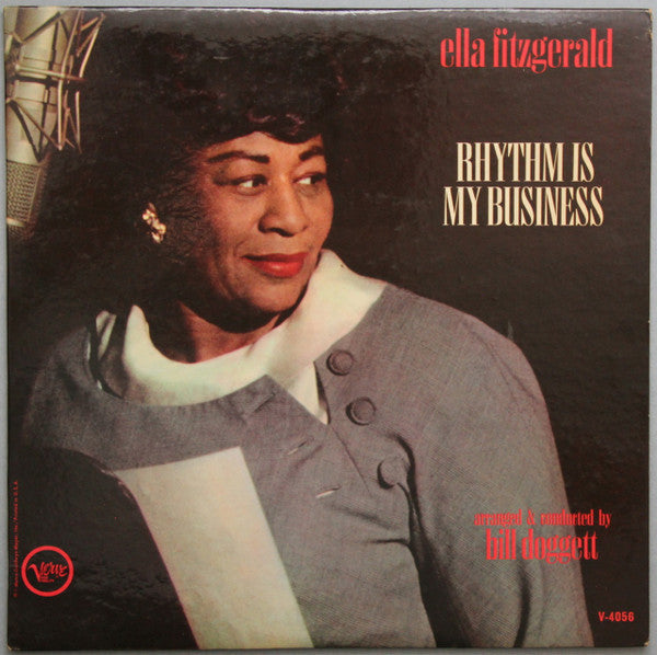 Ella Fitzgerald With Bill Doggett : Rhythm Is My Business (LP, Album, Mono)