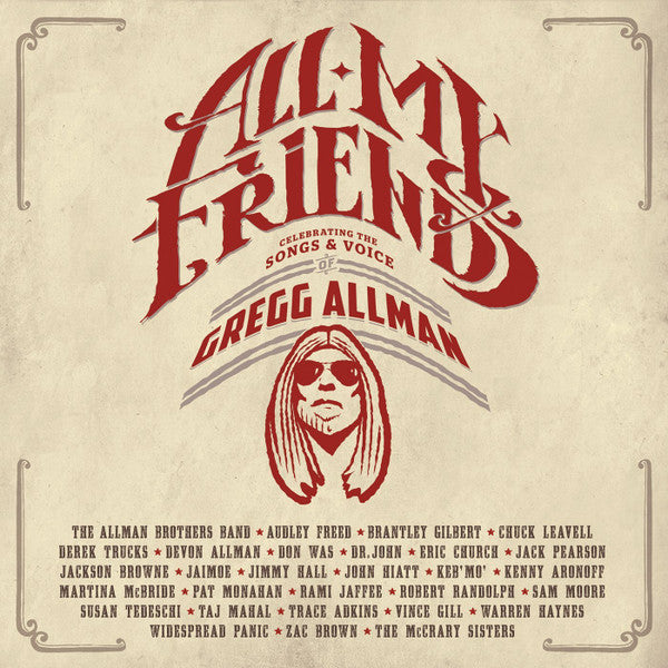 Various : All My Friends: Celebrating The Songs & Voice Of Gregg Allman (4xLP, Album, Ltd, Gol)