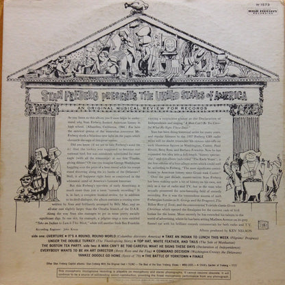 Stan Freberg : Presents The United States Of America, Vol. 1: The Early Years (LP, Mono, Scr)