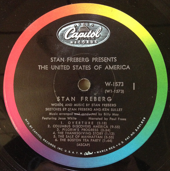 Stan Freberg : Presents The United States Of America, Vol. 1: The Early Years (LP, Mono, Scr)