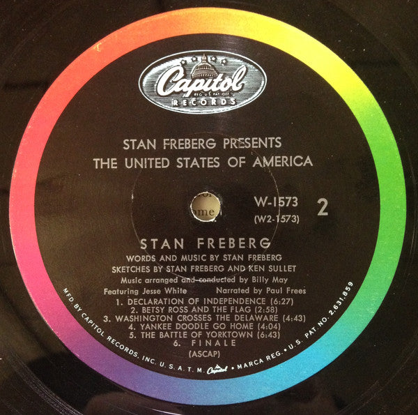 Stan Freberg : Presents The United States Of America, Vol. 1: The Early Years (LP, Mono, Scr)