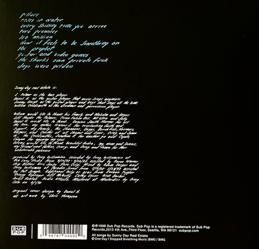 Sunny Day Real Estate : How It Feels To Be Something On (CD, Album, RE, RP)