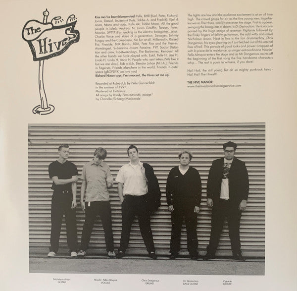 Buy The Hives : Barely Legal (LP, Album, Ltd, RE, Blo) Online for