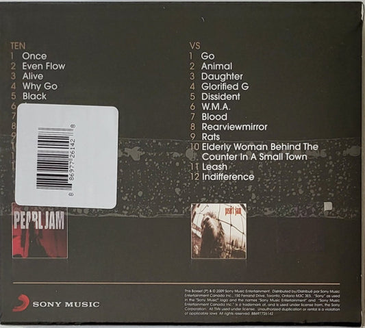 Pearl Jam : Ten / Vs (CD, Album, RE + CD, Album, RE + Box, Comp)