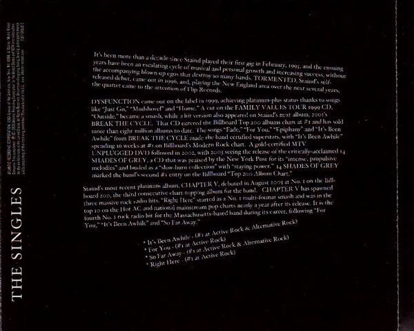 Staind : The Singles 1996-2006 (CD, Comp, Cin)