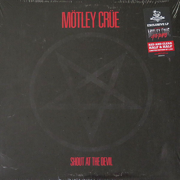 Mötley Crüe : Shout At The Devil (LP, Album, Ltd, RE, Red)