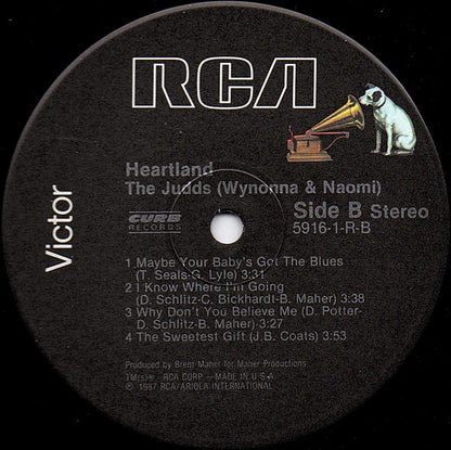 The Judds : Heartland (LP, Album, Ind)