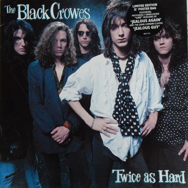 The Black Crowes : Twice As Hard (12", Ltd, Pos)