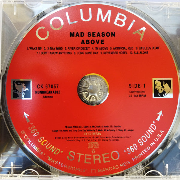 Mad Season : Above (CD, Album, RE)