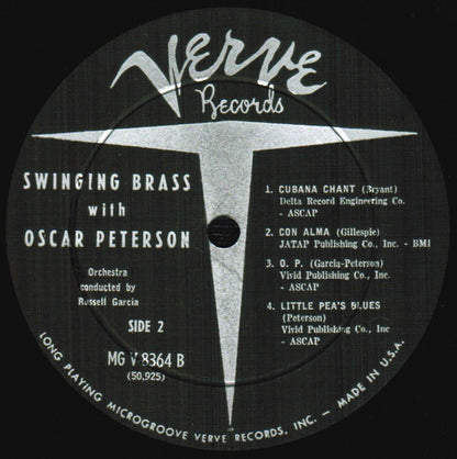 The Oscar Peterson Trio : Swinging Brass (LP, Album, Mono, Hol)