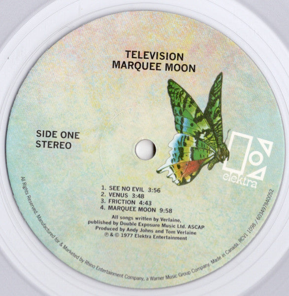 Television : Marquee Moon (LP, Album, Ltd, RE, Ult)