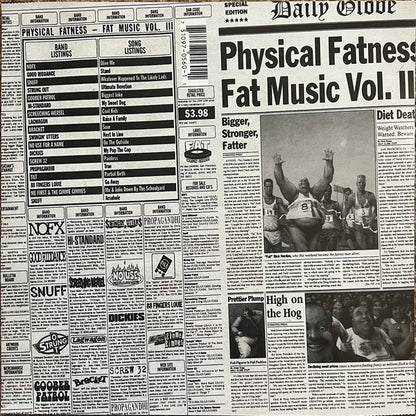 Various : Physical Fatness - Fat Music Vol. III (LP, Comp, RE, Yel)