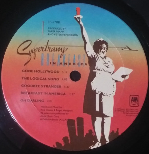 Supertramp : Breakfast In America (LP, Album)