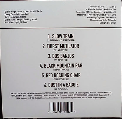 Billy Strings : Billy Strings EP (CD, EP, RE)