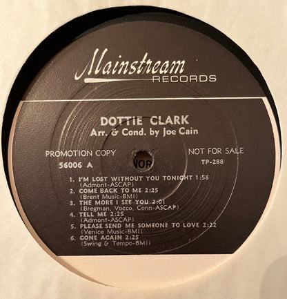 Dottie Clark : I'm Lost (LP, Album, Mono, Promo)