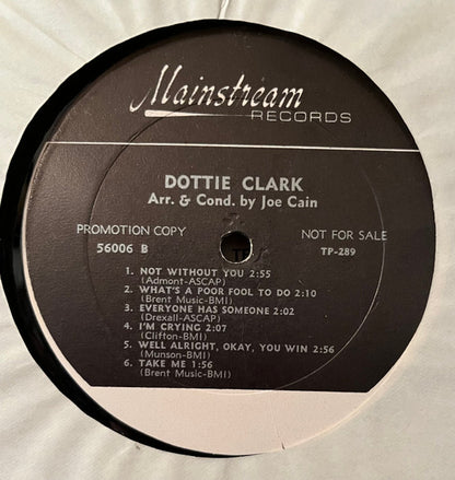 Dottie Clark : I'm Lost (LP, Album, Mono, Promo)