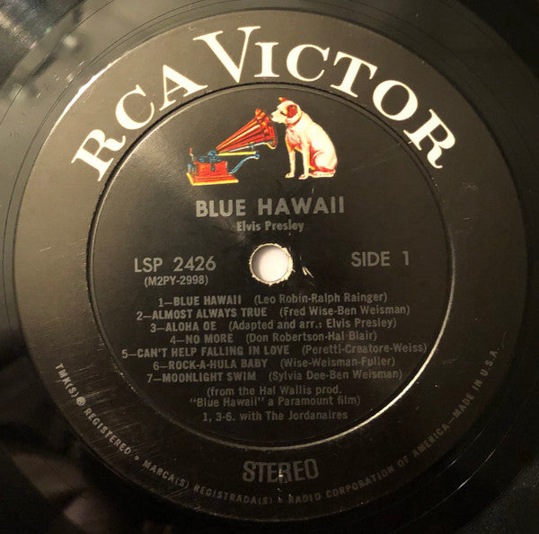 Elvis Presley : Blue Hawaii (LP, Album, Ind)