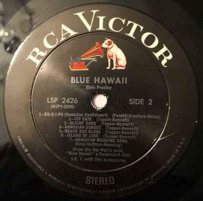 Elvis Presley : Blue Hawaii (LP, Album, Ind)