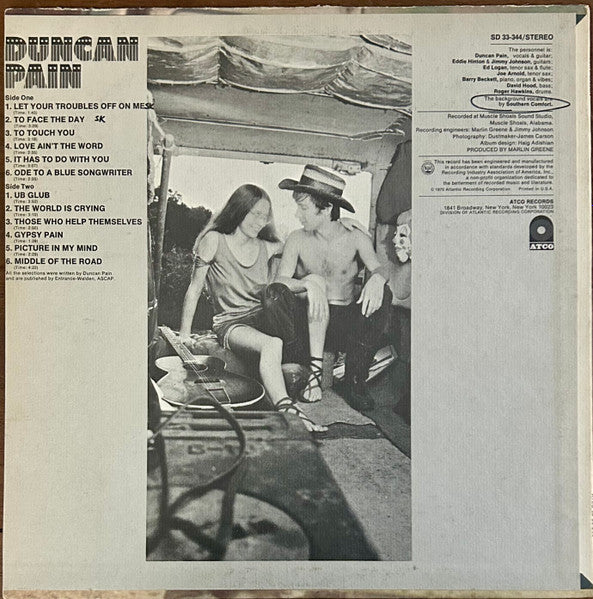 Duncan Pain (2) : Duncan Pain (LP, Promo, PR )