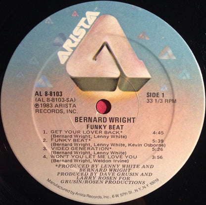 Bernard Wright : Funky Beat (LP, Album)