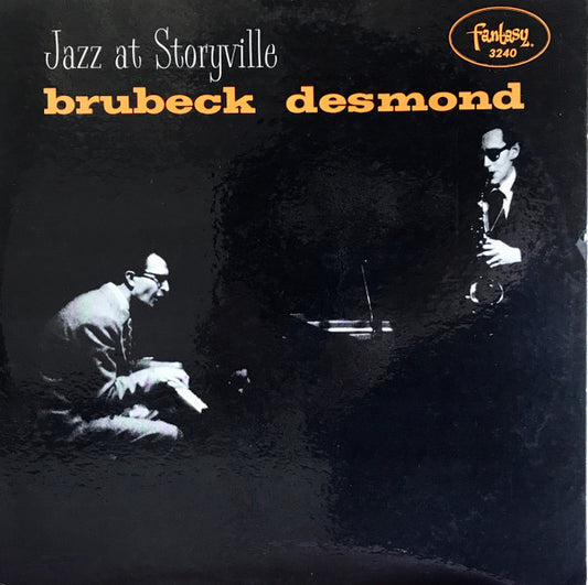 Dave Brubeck Quartet* Featuring Paul Desmond : Jazz At Storyville (LP, Album, Mono, RE, Red)