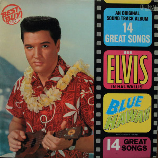 Elvis Presley : Blue Hawaii (LP, Album, RE)