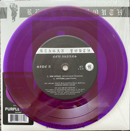 Reagan Youth : New Aryans (7", Ltd, Pur)