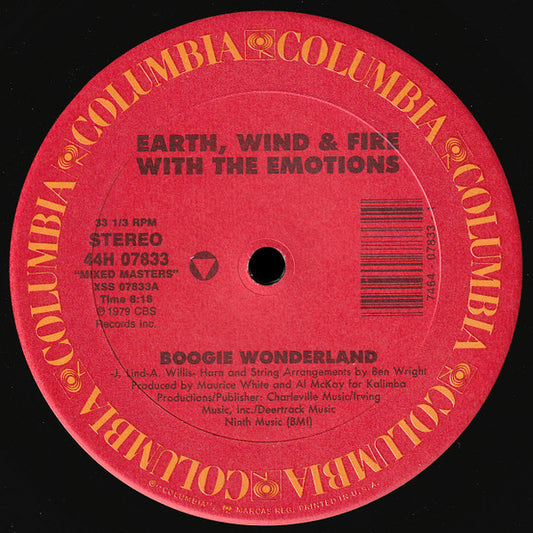 Earth, Wind & Fire : Boogie Wonderland / Serpentine Fire (12")