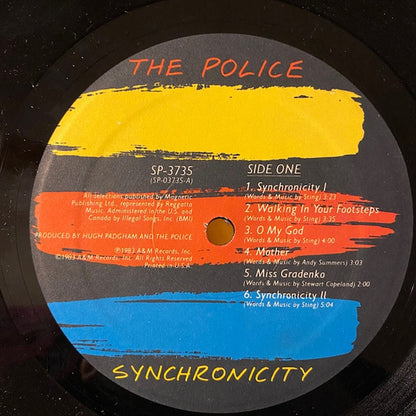 The Police : Synchronicity (LP, Album, RYB)