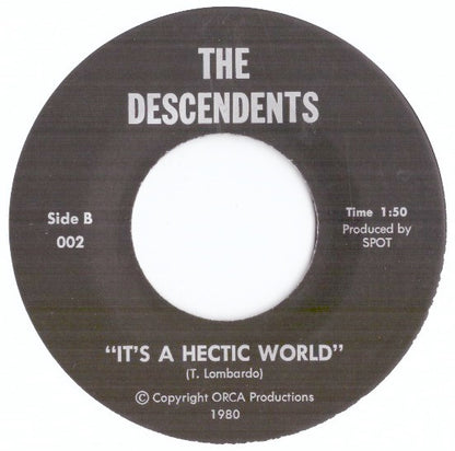 The Descendents* : Ride The Wild / It's A Hectic World (7", Sec)