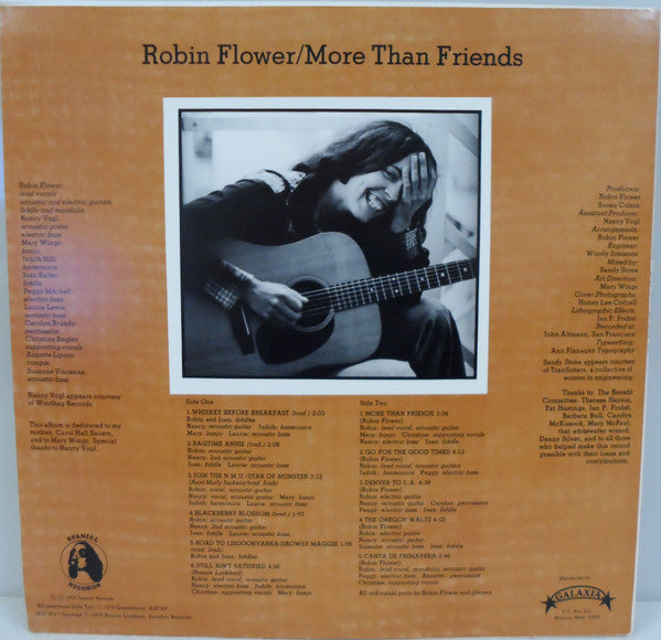 Robin Flower : More Than Friends (LP, Album)