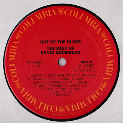 David Bromberg : Out Of The Blues: The Best Of David Bromberg (LP, Comp, Pit)