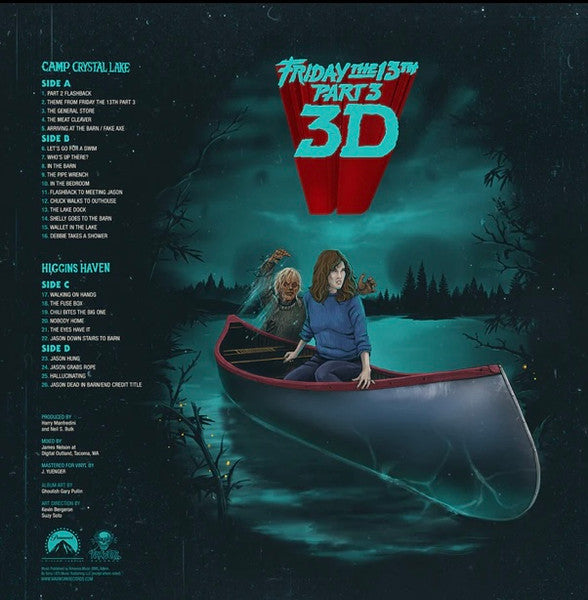 Harry Manfredini : Friday The 13th Part 3 3D (2xLP, Pam + Album, Dlx, 3-D)