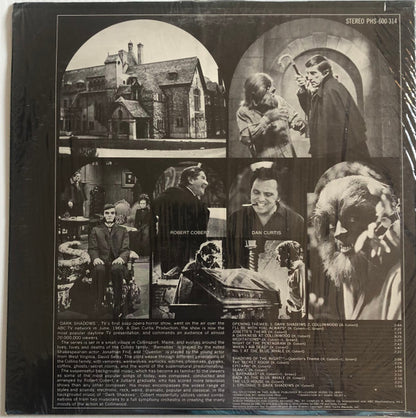 The Robert Cobert Orchestra Featuring Jonathan (Barnabas) Frid* And David (Quentin) Selby* : The Original Music From ABC-TV's Dark Shadows (LP, Album, RCA)