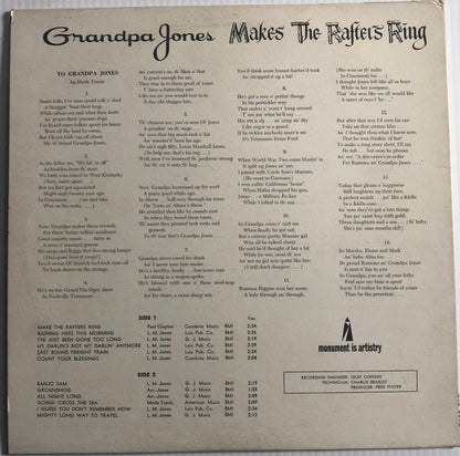 Grandpa Jones : Makes The Rafters Sing (LP, Album, Mono, RCA)