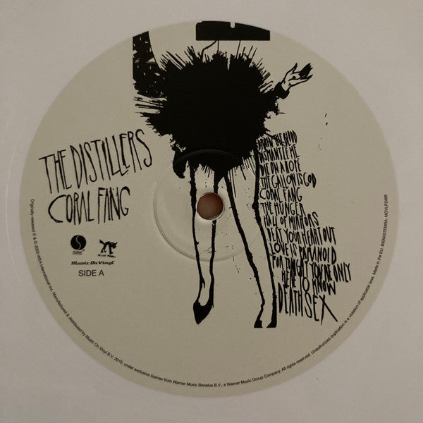 The Distillers : Coral Fang (LP, Album, Ltd, Num, RE, Whi)