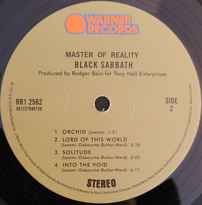 Black Sabbath : Master Of Reality (LP, Album, RE, Gat)