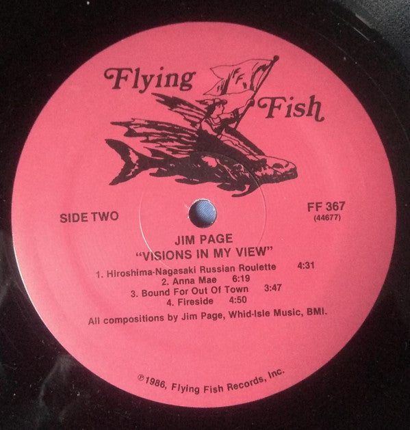 Jim Page : Visions In My View (LP)