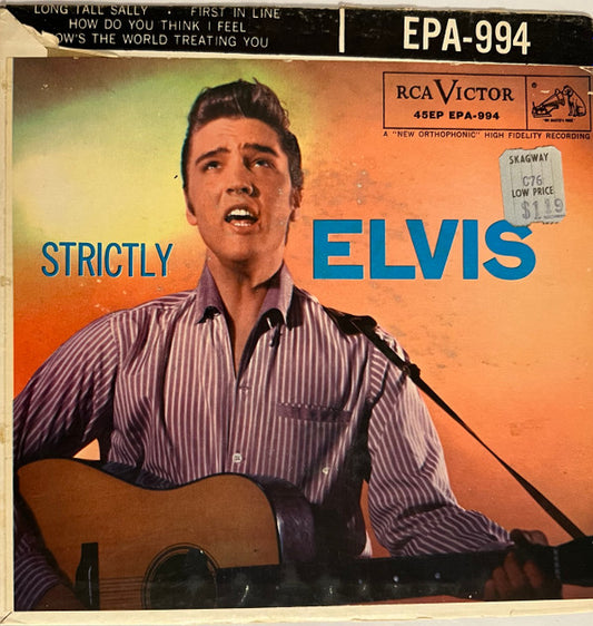 Elvis Presley : Strictly Elvis (7", EP, RE)