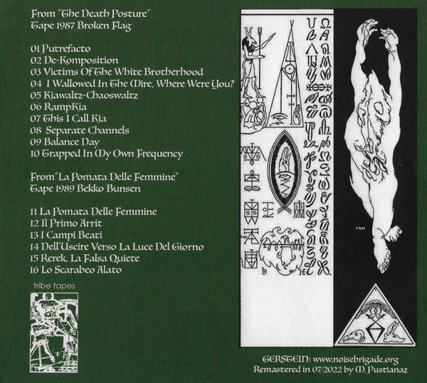 Gerstein : The Death Ointment (CD, Album, Comp, RM)