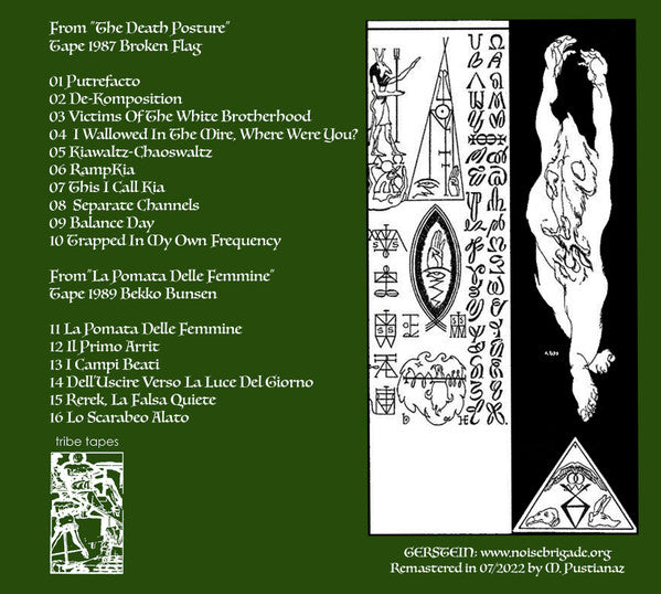 Gerstein : The Death Ointment (CD, Album, Comp, RM)