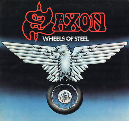 Saxon : Wheels Of Steel (LP, Album, SP )