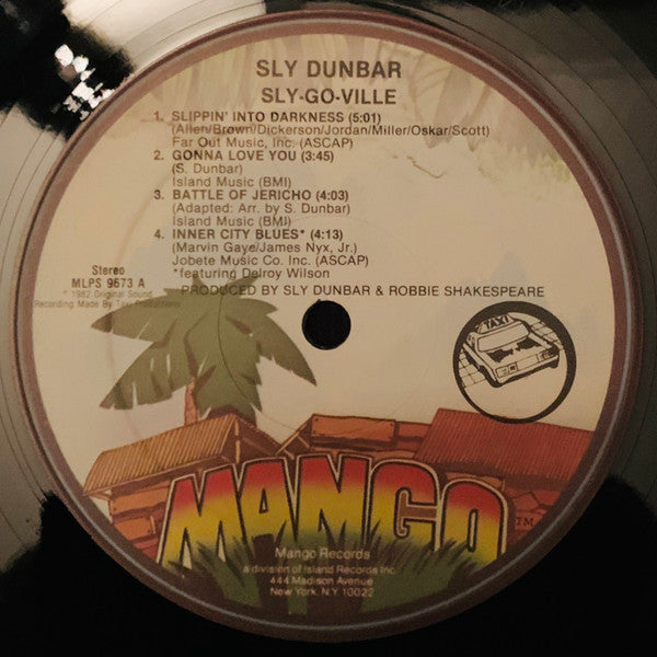 Sly Dunbar : Sly-Go-Ville (LP, Album, Hau)