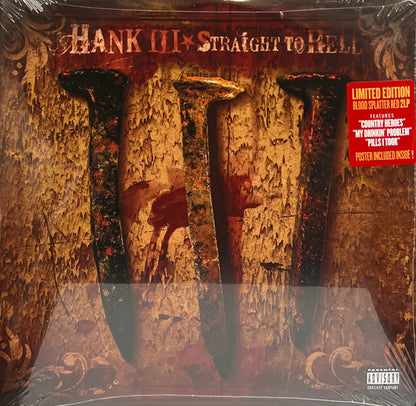 Hank III* : Straight To Hell (2xLP, Album, Ltd, RE, Red)