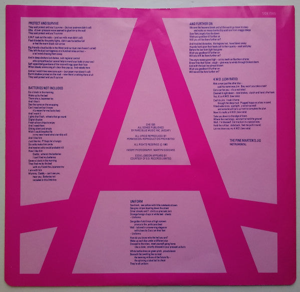 Jethro Tull : A (LP, Album, San)