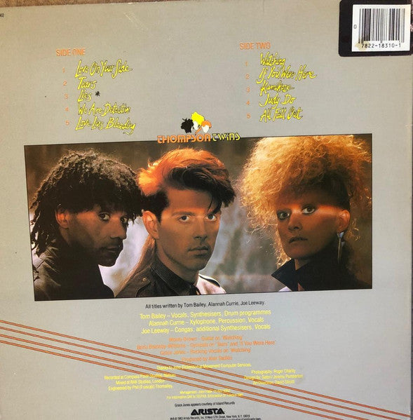 Thompson Twins : Side Kicks (LP, Album, Ind)