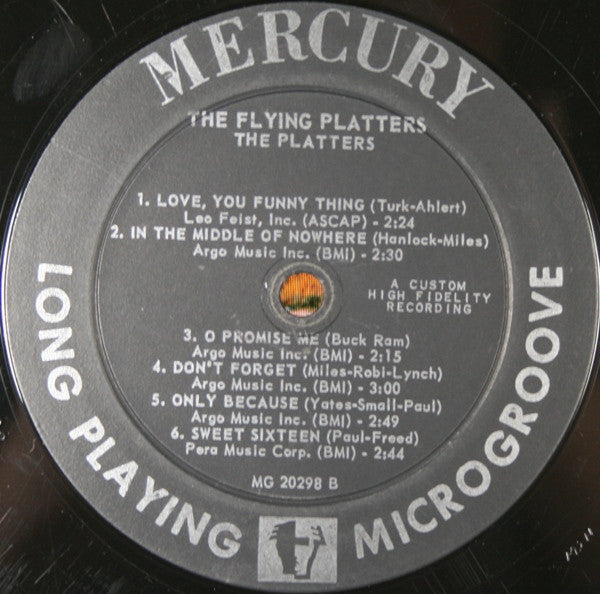 The Platters : The Flying Platters (LP, Album, Mono)