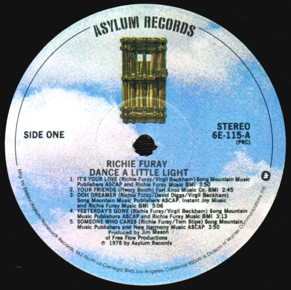 Richie Furay : Dance A Little Light (LP, Album, Ric)